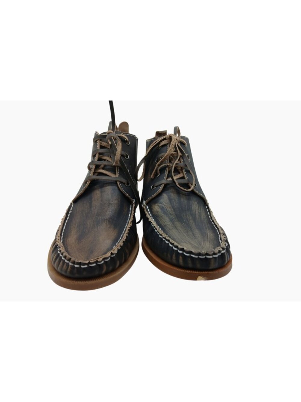 Bed Stu Womens Stand Up Distressed Leather Chukka Boots Size 9 Brown Moccasin St - Picture 3 of 14